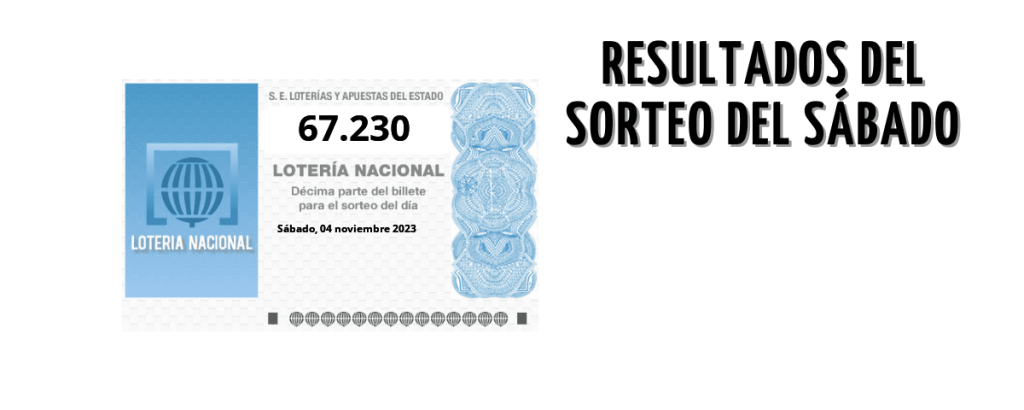 decimo primer premio sorteo del Sábado, 04 noviembre 2023 de loteria nacional. Sorte Extraordinario de la Cultura